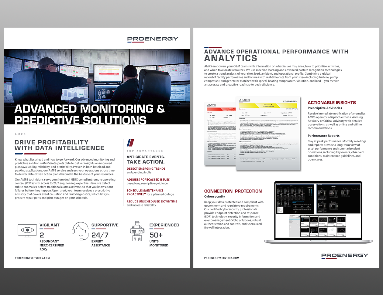 Advanced Monitoring and Predictive Solutions (AMPS) Tear Sheet